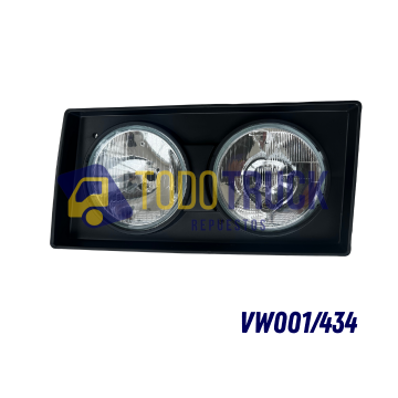 Semióptica Volkswagen doble NEGRO izquierdo (VW001/434)