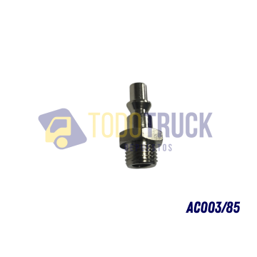 Espiga p/acople 1/4 MACHO - AC003/85