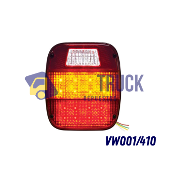 Farol trasero con ámbar sin luz  para matricula LED (VW001/410