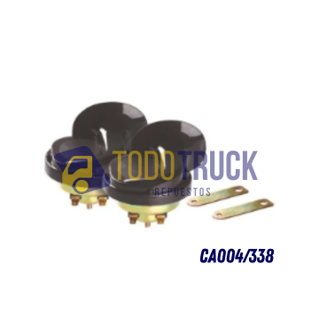 KIT Bocina eléctrica CARACOL 12V (CA004/338)