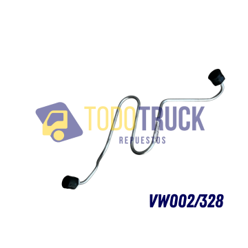 Caño inyección Cummins 8.3 rosca 14mm-llave 19mm N°3 (VW002/328)