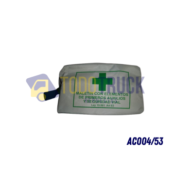 Botiquín primeros auxilios TELA - AC004/53