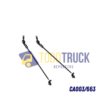 Juego tensor soporte espejo Mercedes Benz  1618 - 1621 (CA003/663)