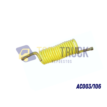 Rulo espiral 12mm Macho AMARILLO - AC003/106 