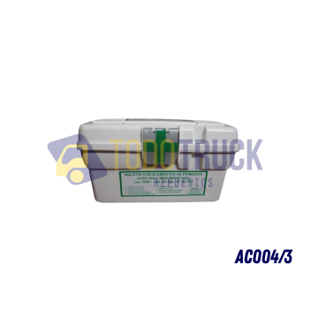 Botiquín primeros auxilios PLÁSTICO AC004/3